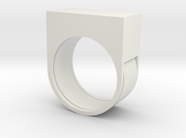 EZCUTTER Ring in White Natural Versatile Plastic