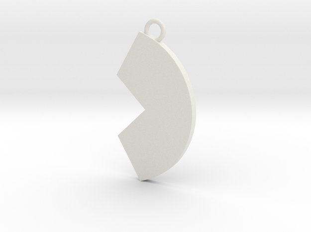 Cosplay Charm - Broken Circle in White Natural Versatile Plastic
