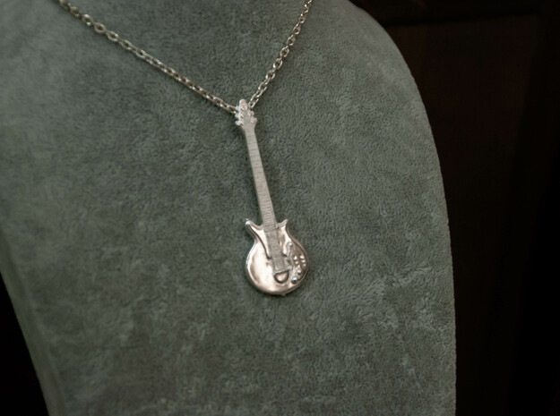 Brian May's Red Special [pendant] in Polished Silver