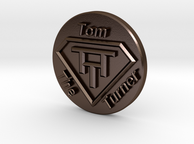 V2 Stamp TTT in Polished Bronze Steel