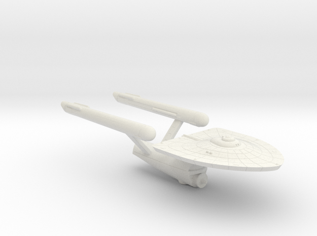 3788 Scale Federation Fast Carrier (CVF) WEM in White Natural Versatile Plastic
