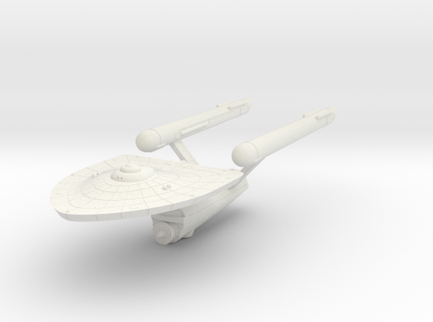 3125 Scale Federation Fast Carrier (CVF) WEM in White Natural Versatile Plastic