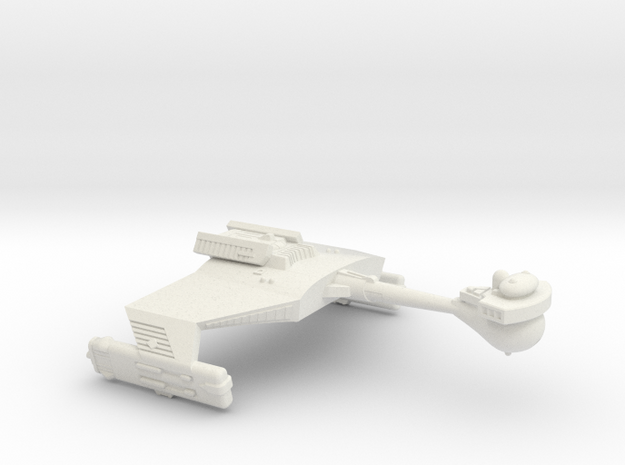 3125 Scale Klingon D5L War Cruiser Leader WEM in White Natural Versatile Plastic