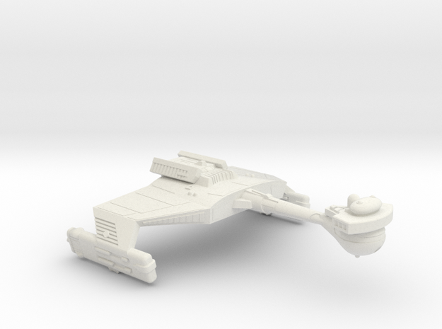 3788 Scale Klingon D5LK War Cruiser Leader WEM in White Natural Versatile Plastic