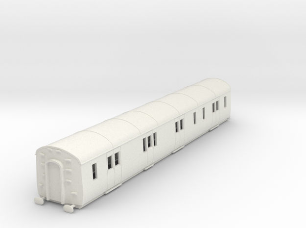 o-76-gwr-k38-passenger-brake-van in White Natural Versatile Plastic