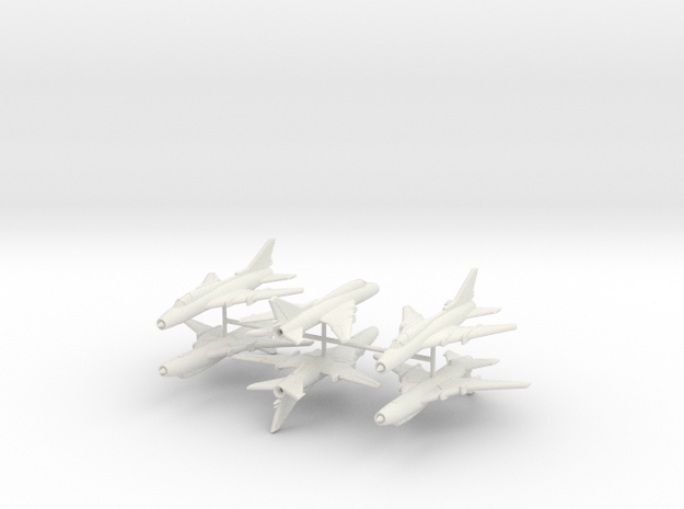 1/350 Sukhoi Su-22 (x6) in White Natural Versatile Plastic