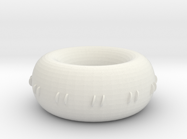 accurate smooth rodin coil donut marko dds generat in White Natural Versatile Plastic
