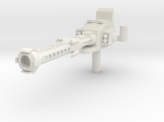 Power Turret in White Natural Versatile Plastic