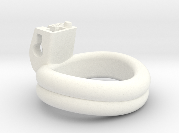 Cherry Keeper Ring - 40x35mm Double (~37.5mm) in White Processed Versatile Plastic