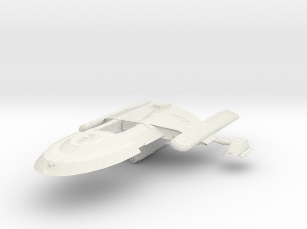 Hornet Class Patrol craft with Shuttle beside it in White Natural Versatile Plastic