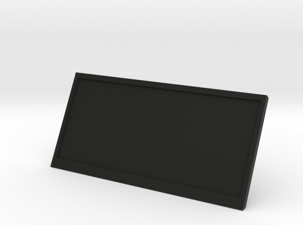 Plaque Stand Holder in Black Natural Versatile Plastic