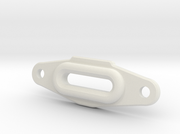 Axial Capra Front Winch Mount: Fair Lead v1 in White Natural Versatile Plastic