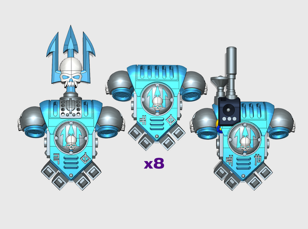 Neptune Spears - Prime:1 PACs [Squad 1] in Tan Fine Detail Plastic