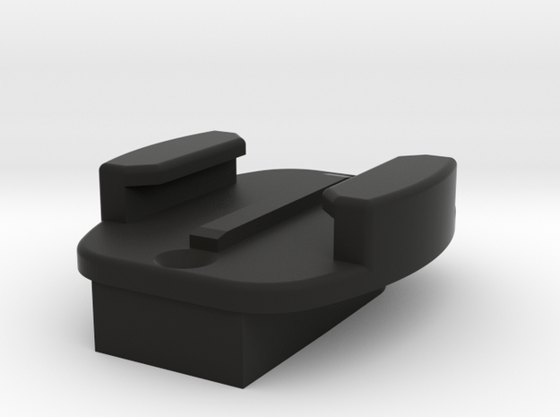 Camera Mount to Go Pro Quick Release Adapter in Black Natural Versatile Plastic