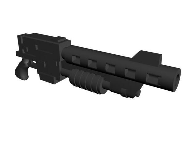 SciFi gang shotgun 28mm x25 in Tan Fine Detail Plastic
