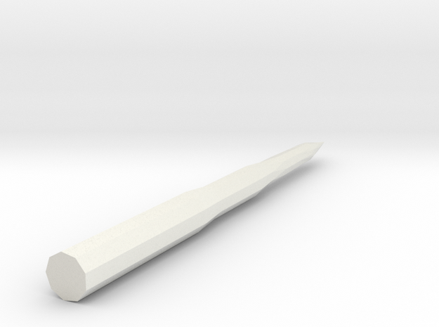 Russina SS-18 Missile in White Natural Versatile Plastic
