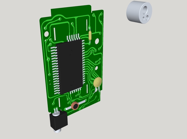 Casio MQ-1 Circuit Board 1/6th Scale in Tan Fine Detail Plastic