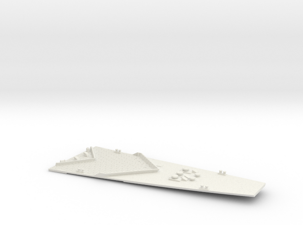 1/350 Bourgogne (1943) Bow Deck (w/out Shields) in White Natural Versatile Plastic