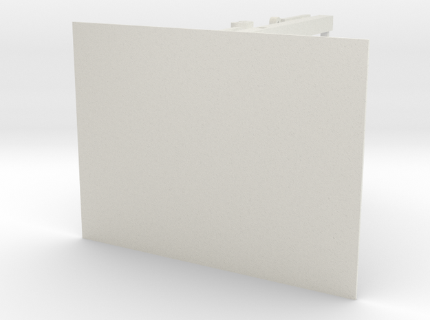 1/64 SCALE 2 POST LIFT - ADJUSTABLE in White Natural Versatile Plastic
