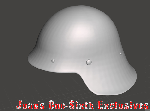 Spanish Civil War M26 Helmet in Tan Fine Detail Plastic