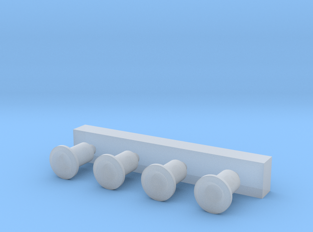 OO9 Scale SR #2 Buffers in Smoothest Fine Detail Plastic