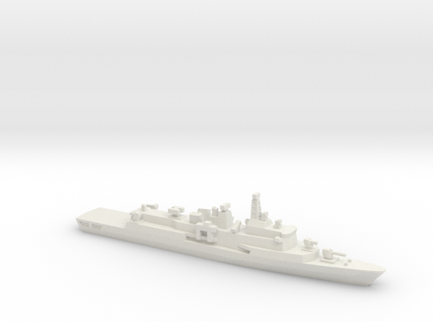 Barbaros-class frigate, 1/1250 in White Natural Versatile Plastic
