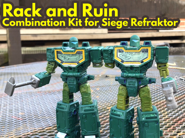 Refraktor to Rack n' Ruin Kit (Siege) in Tan Fine Detail Plastic