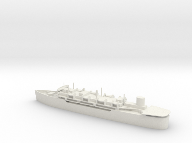 1/600 Scale SS Haven Hospital Ship in White Natural Versatile Plastic