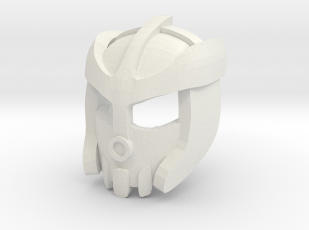 Vincoht, Mask of Limited Invulnerability (Axle) in White Natural Versatile Plastic