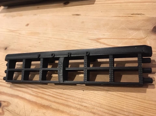 Hoonitruck authentic grill for LEGO Technic in Black Natural Versatile Plastic