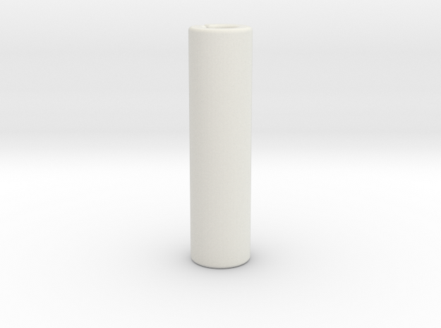  Cylindrical Handle Cover without Logo in White Natural Versatile Plastic