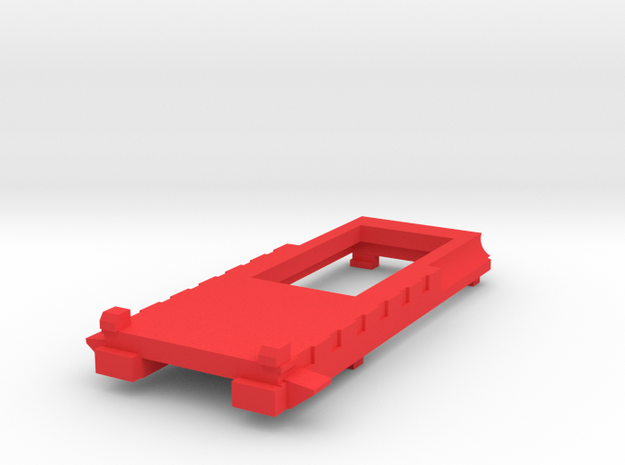 Proffieboard holder for T1 in Red Processed Versatile Plastic