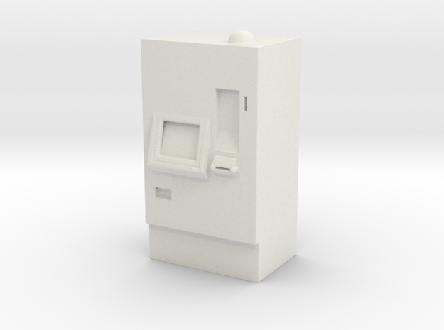 ATM Machine 1/56 in White Natural Versatile Plastic