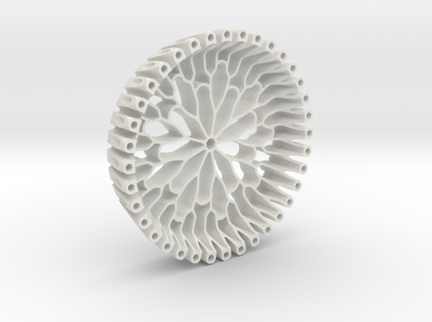 Branch Coaster | Lotus in White Natural Versatile Plastic