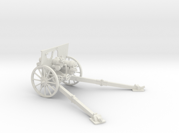 1/48 QF 3.7 inch mountain howitzer in White Natural Versatile Plastic