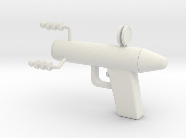 VTTBOTS RAY GUN in White Natural Versatile Plastic