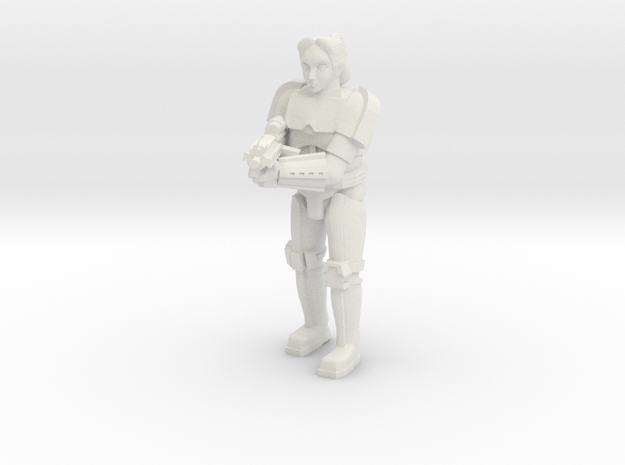 Trooper Shaye in White Natural Versatile Plastic