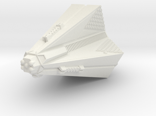 3125 Scale Tholian X-Ship Destroyer (DDX) SRZ in White Natural Versatile Plastic