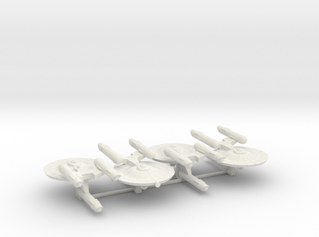 3125 Scale Federation War Destroyer Collection WEM in White Natural Versatile Plastic