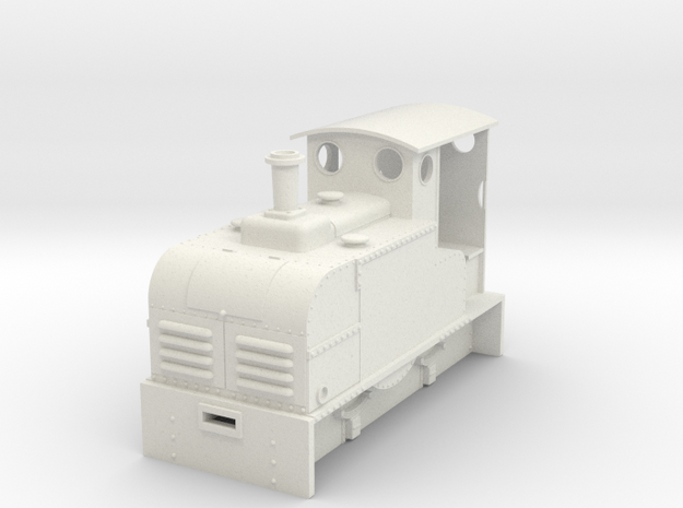 On18/O9 Ruston Proctor Oil loco  in White Natural Versatile Plastic