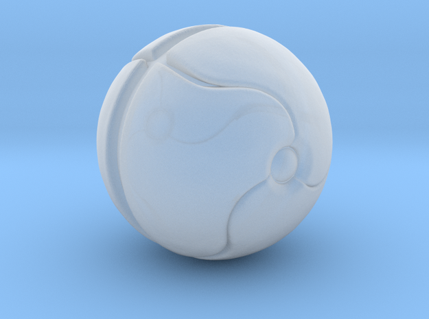 Metroid Samus Morph Ball miniature game rpg NoBase in Smooth Fine Detail Plastic