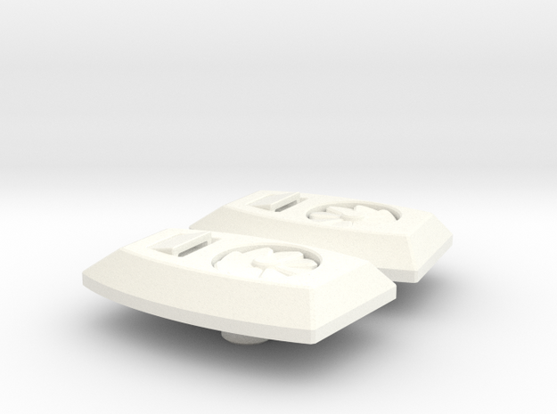 Tetrajet Thrust Lift Fans in White Processed Versatile Plastic