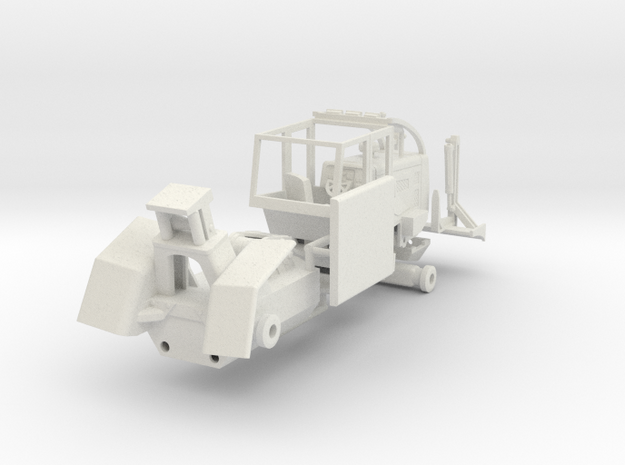 1/50th Log Skidder with Cable Winch  in White Natural Versatile Plastic
