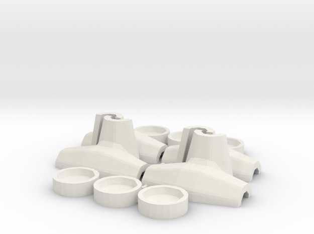 1:50 Core-loc 3m mould kit in White Natural Versatile Plastic