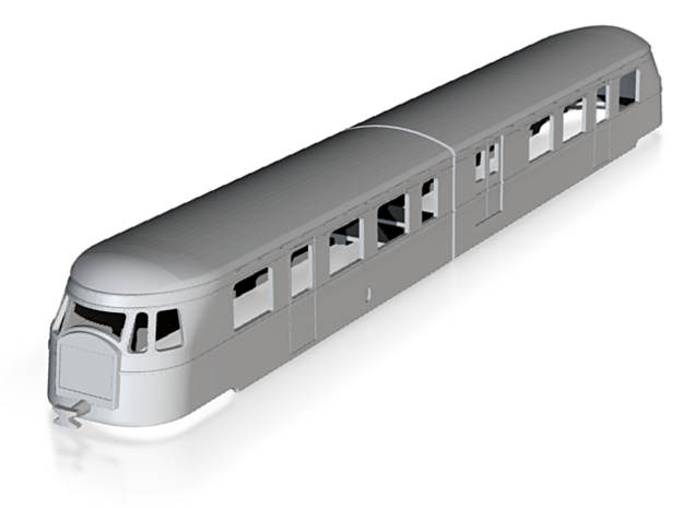 bl120-billard-a150d2-artic-railcar in Tan Fine Detail Plastic