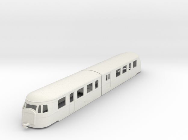 bl76-billard-a150d2-artic-railcar in White Natural Versatile Plastic