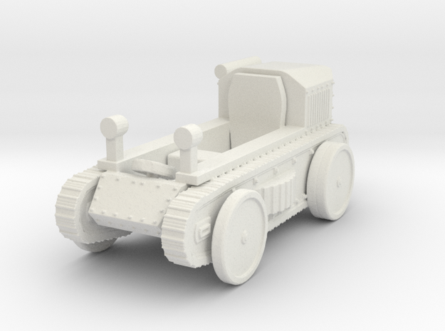 KH-50 tractor wheeled 1:100 in White Natural Versatile Plastic