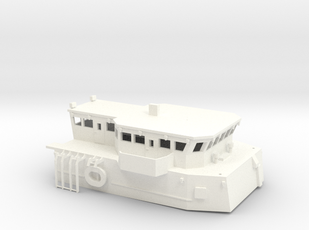 HMCS Kingston, Superstructure (1:96, static / RC) in White Processed Versatile Plastic