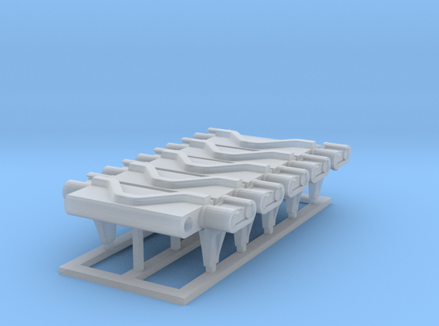 T75 Track_Link_x5 in Smooth Fine Detail Plastic