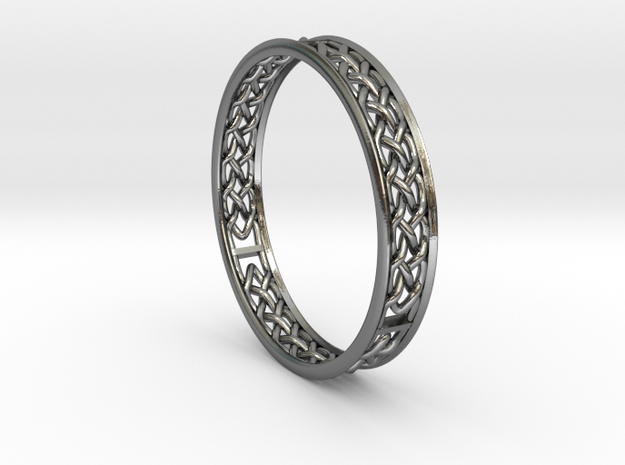 Celtic Ring MKII in Polished Silver